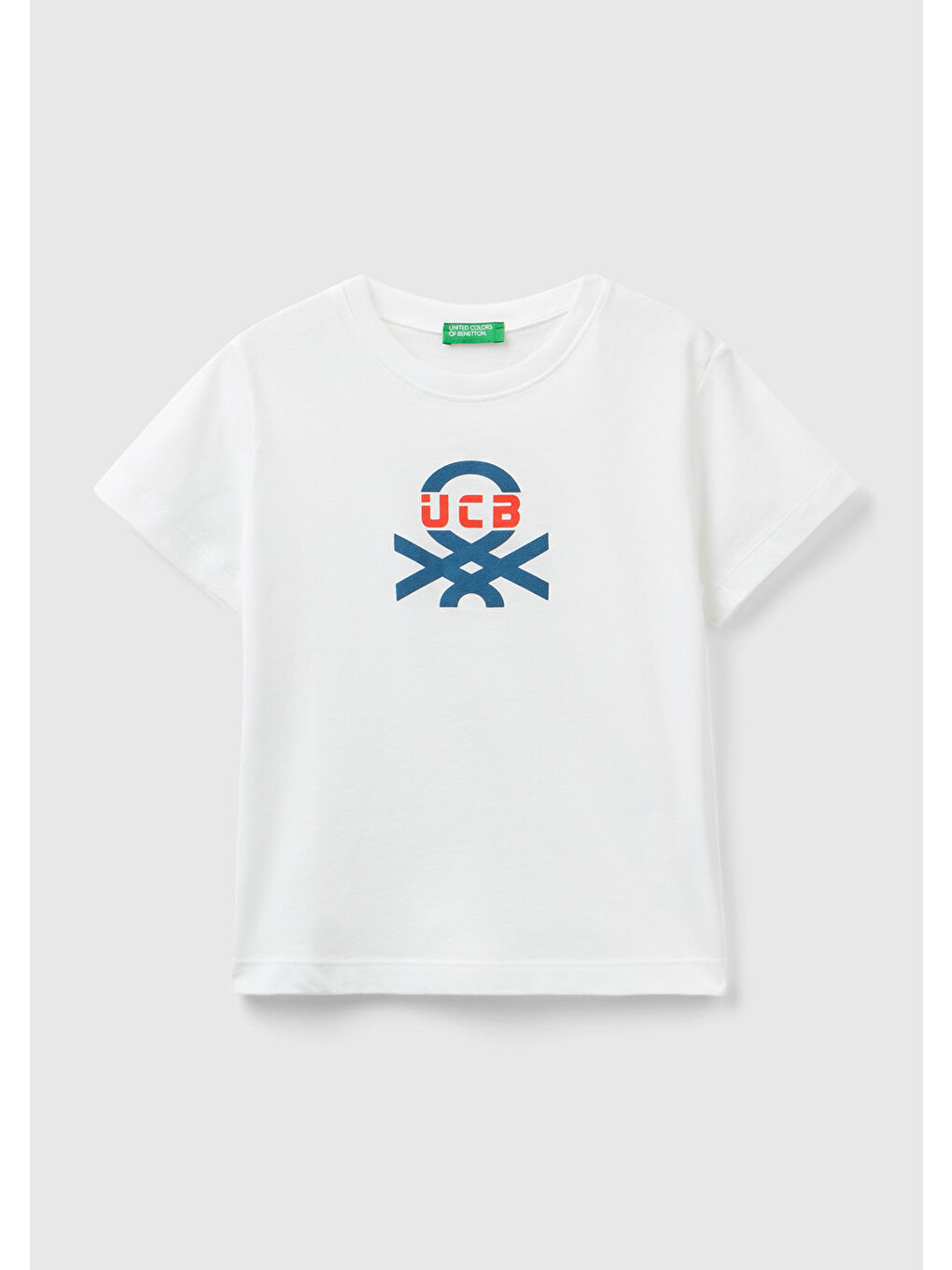 United Colors Of Benetton Beyaz Erkek Çocuk Beyaz. T-Shirt