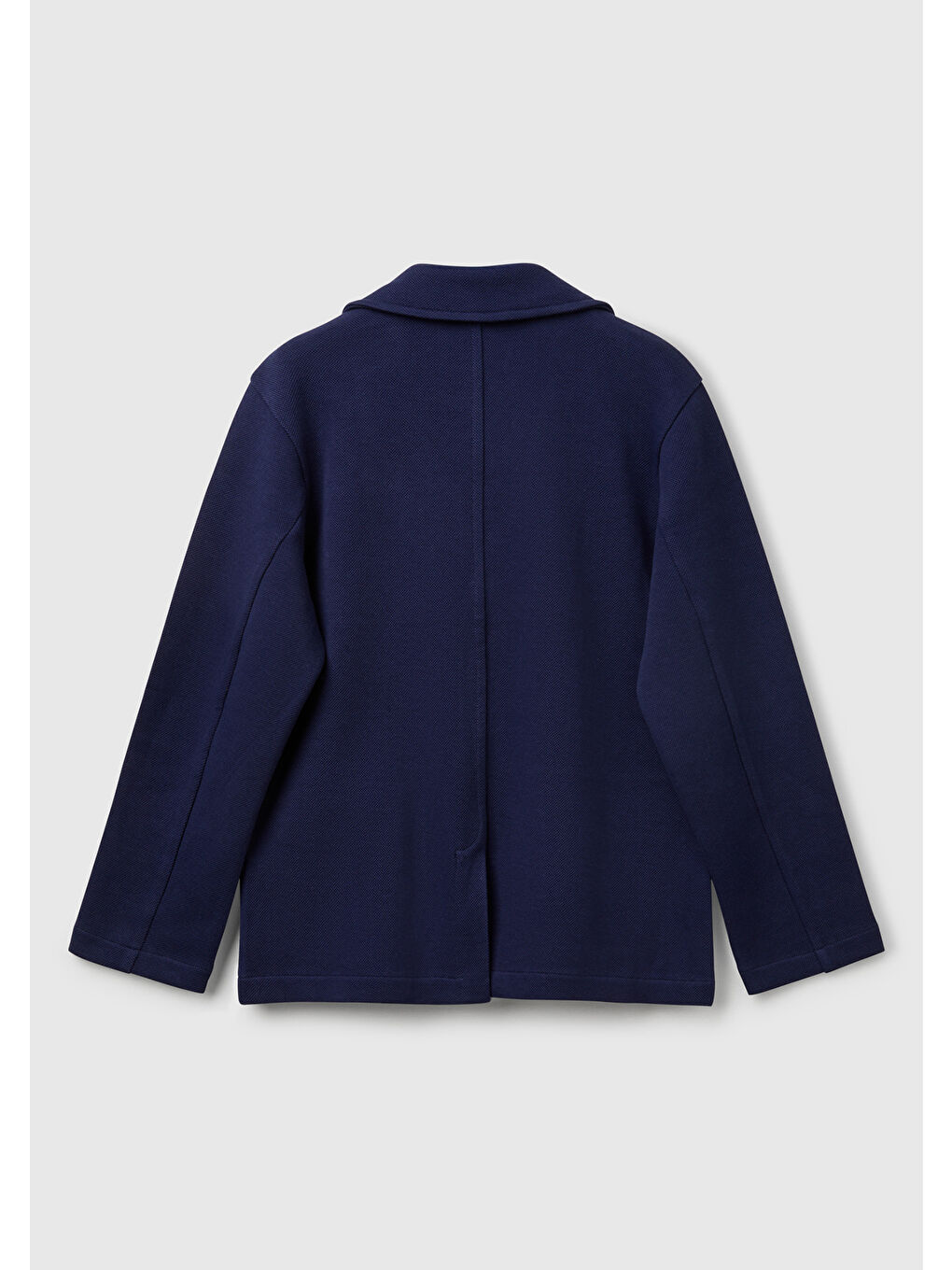 Erkek Çocuk Lacivert Logo İşlemeli Yama Cepli Blazer Ceket-1