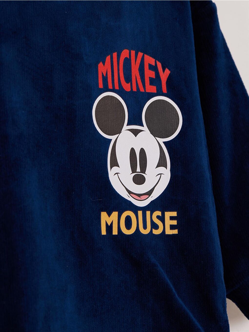 Lacivert Mickey Mouse Lisanslı Erkek Bebek 2'li Takım 21151-1
