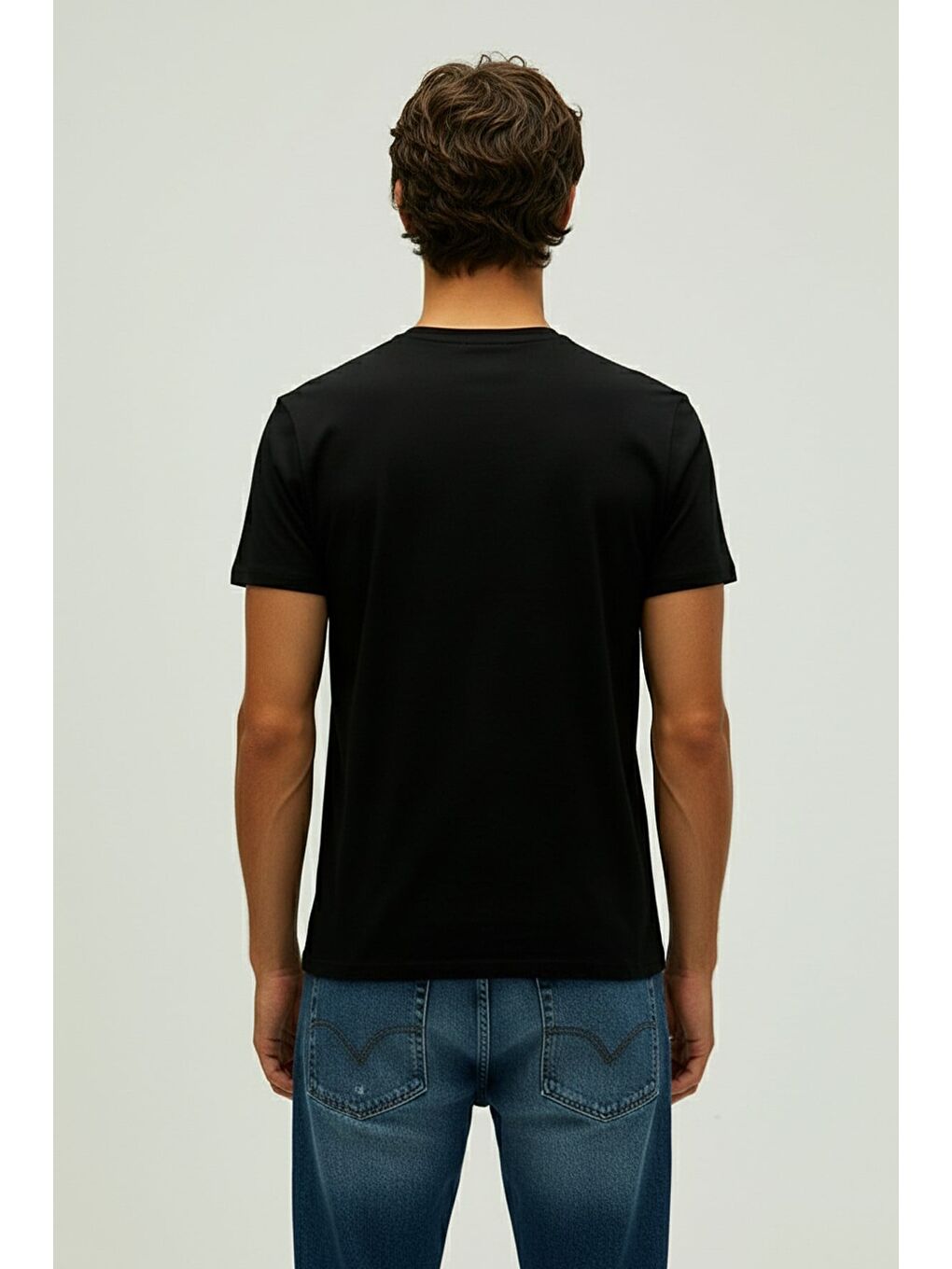 Speak Arty Siyah Erkek Baskılı Tişört-2