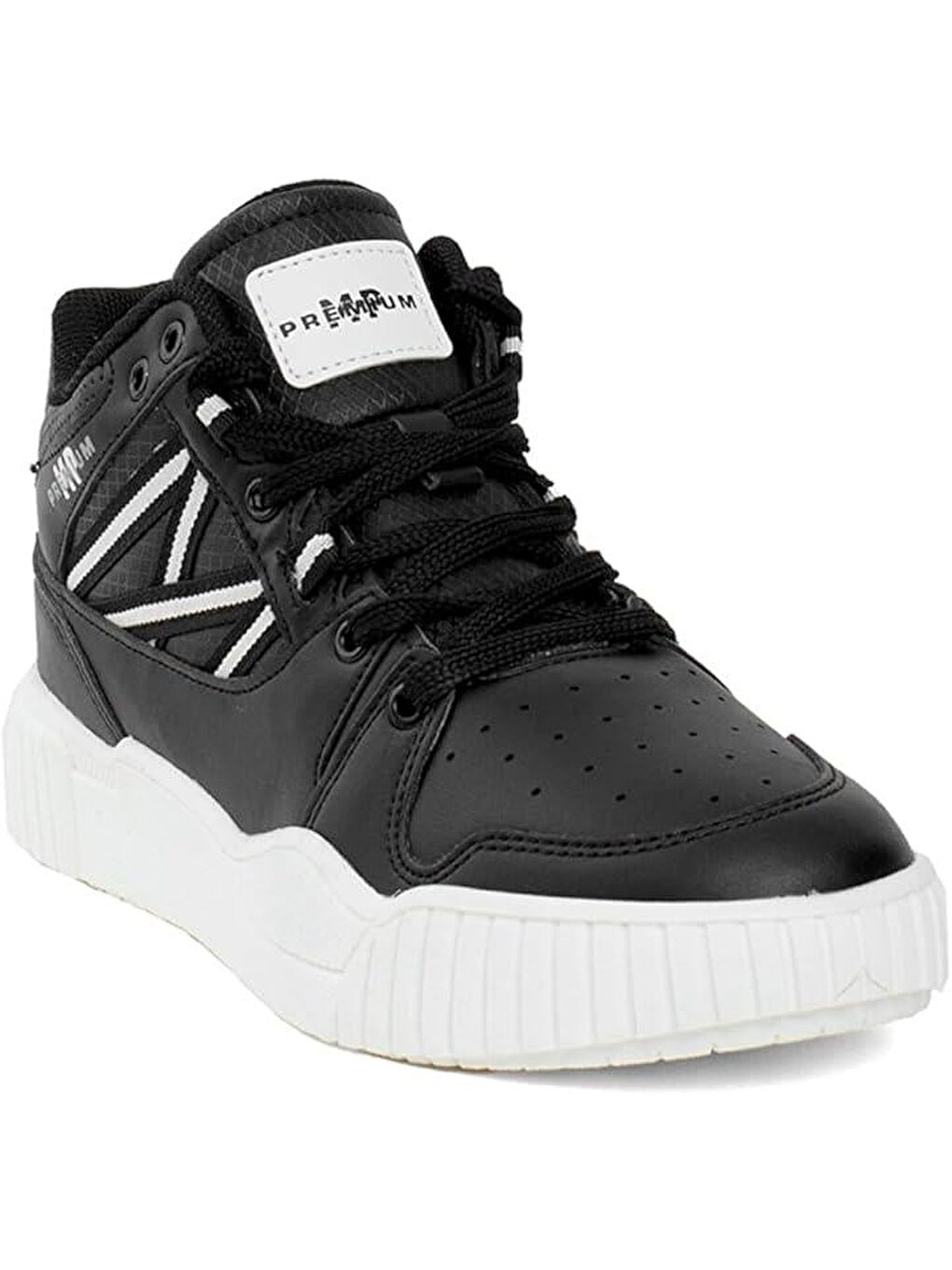 Kadın Sneaker - Siyah-Beyaz, Bilek Boy-2