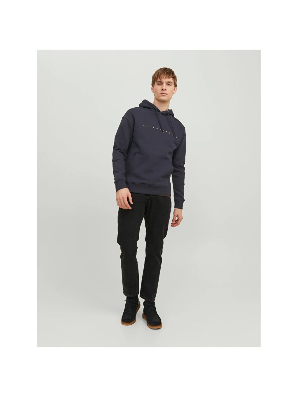 Hood Star Erkek Lacivert Kapüşonlu Sweatshirt-2