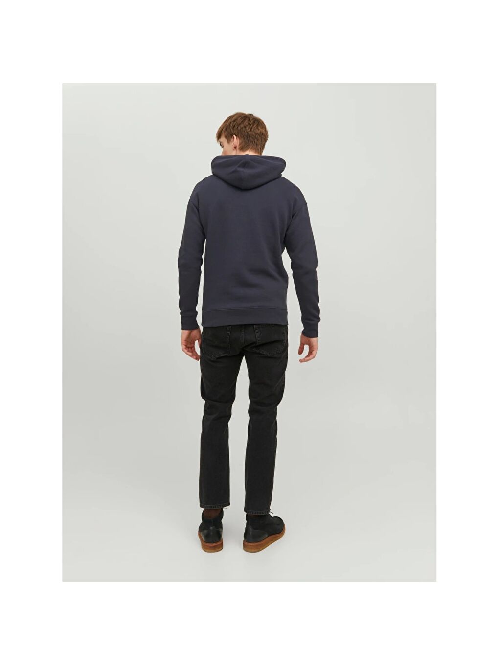 Hood Star Erkek Lacivert Kapüşonlu Sweatshirt-4