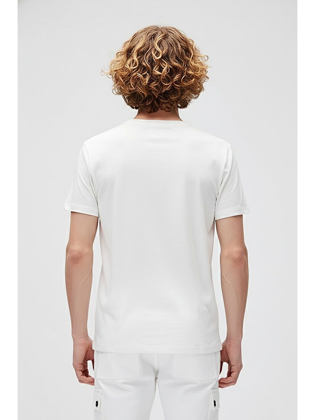 Speak Arty Beyaz Erkek Baskılı Tişört-2