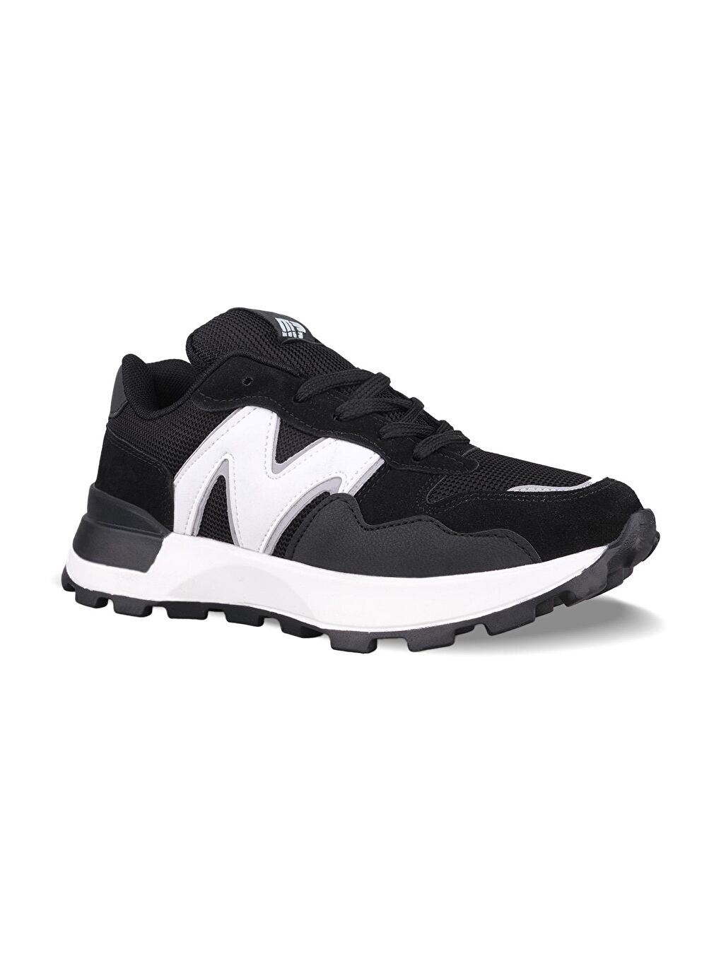 Kadın Sneaker - Siyah-Beyaz, Konforlu-2