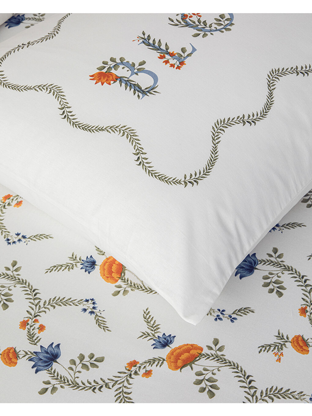 Lierre Pamuklu Ranforce Tek Kişilik Nevresim Takımı 160x220 cm Yeşil-4