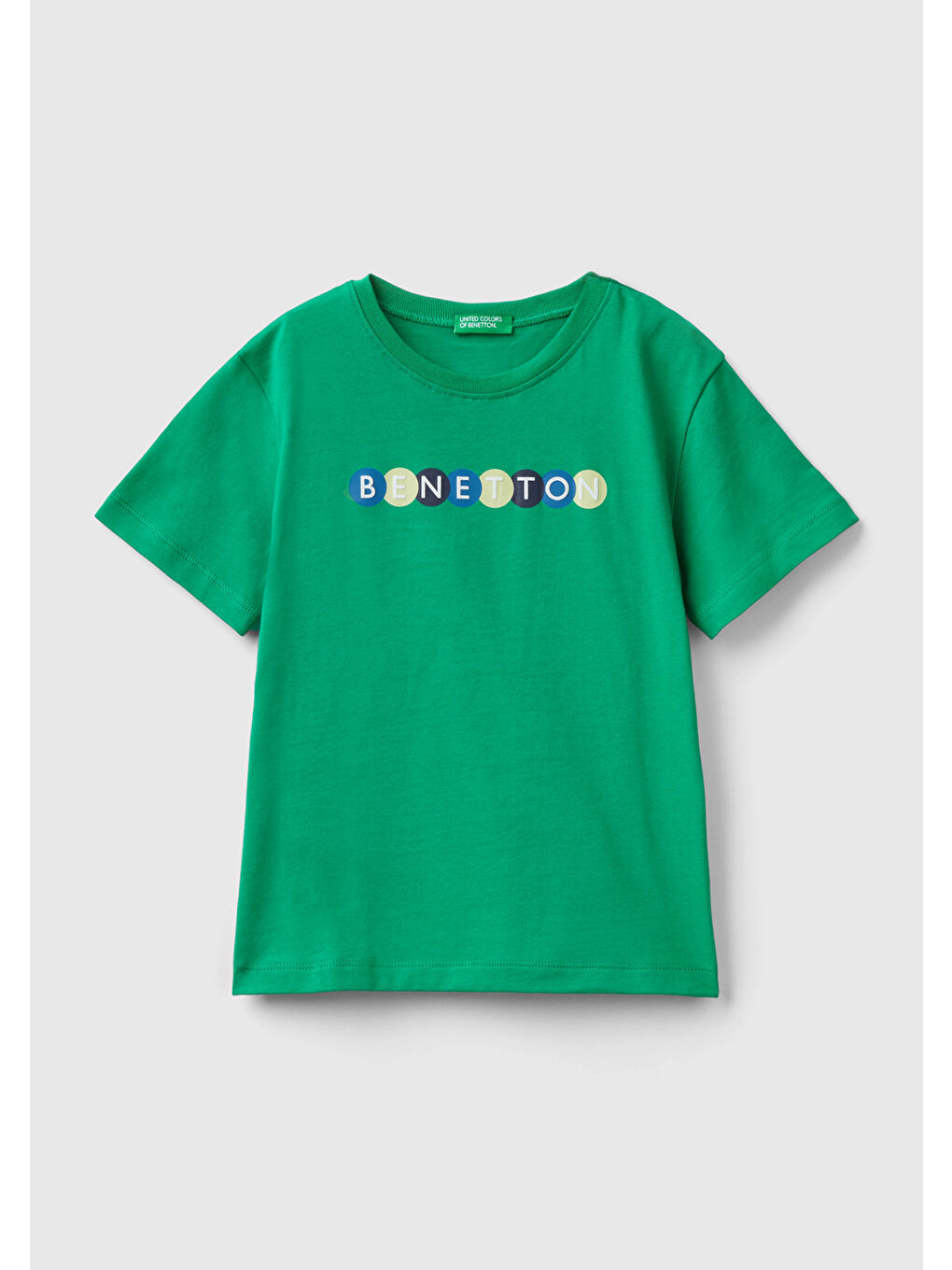 United Colors Of Benetton Yeşil Erkek Çocuk Yeşil  Yaz T-Shirt