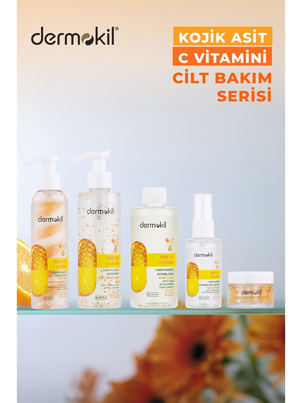 Kojik Asit C Vitamini Leke Karşıtı Canlandırıcı 3D Kapsül Krem 50 ml-4