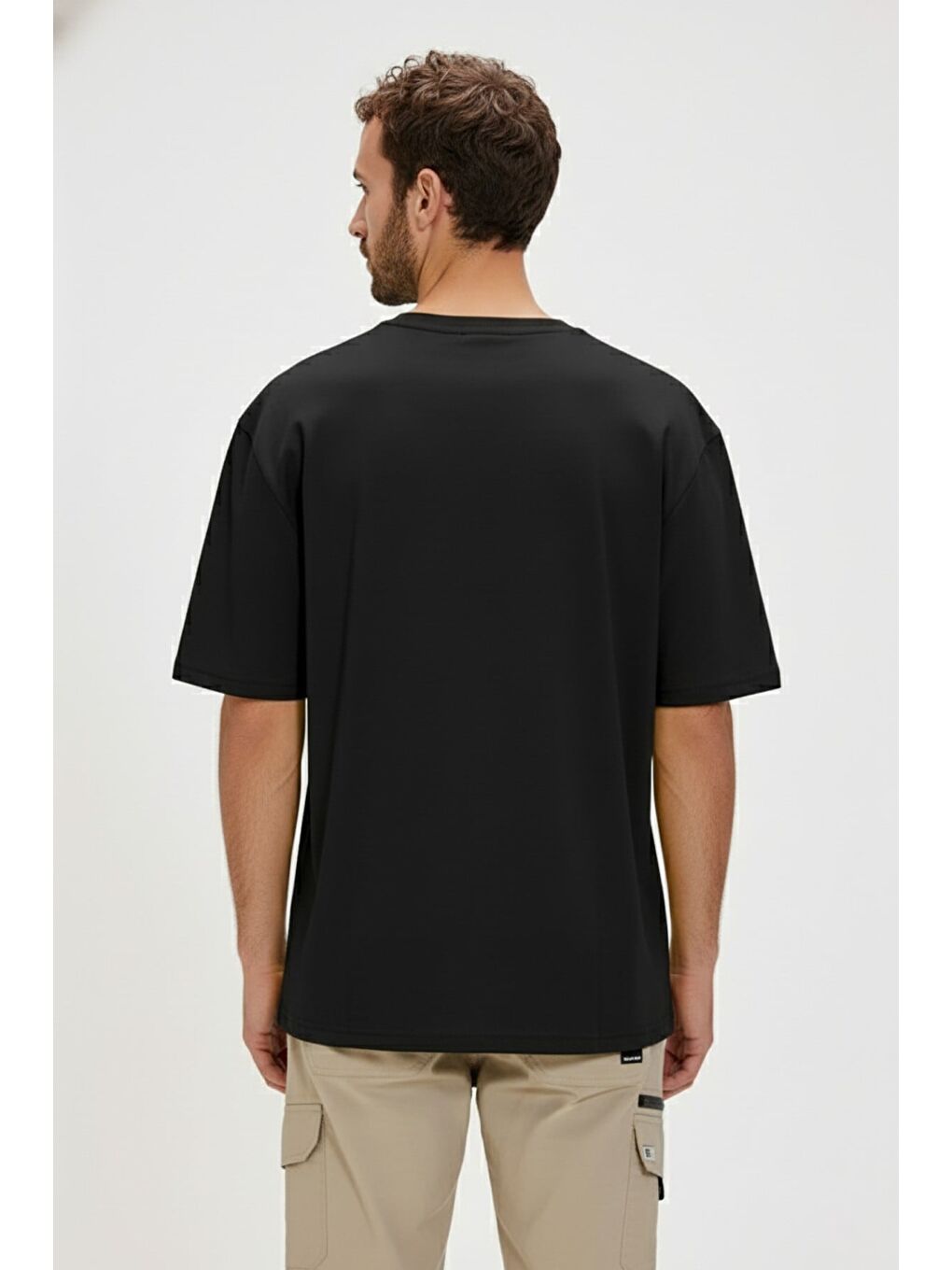 Blooms Siyah Erkek Baskılı Tişört-2