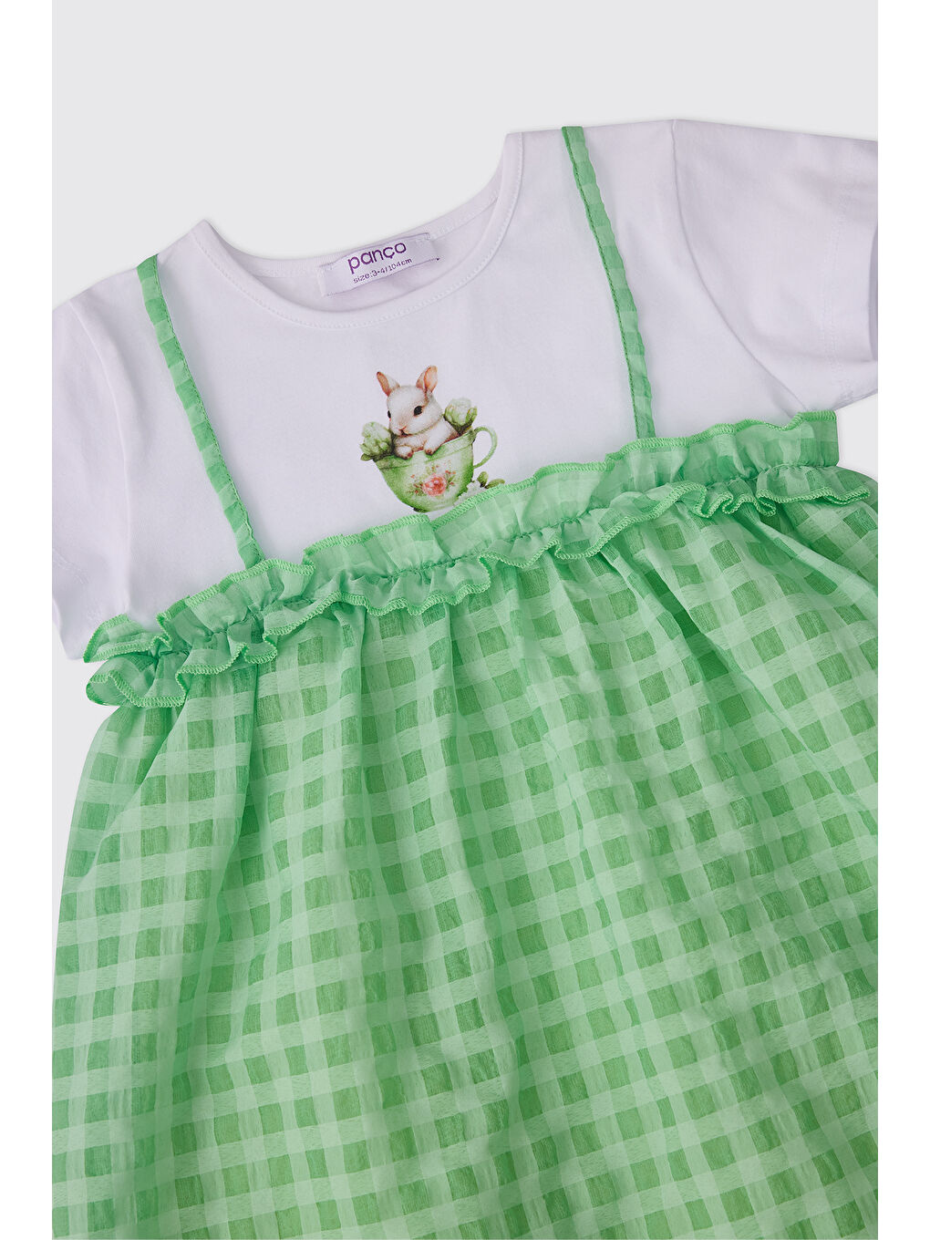 Kız Bebek Yeşil Elbise-2