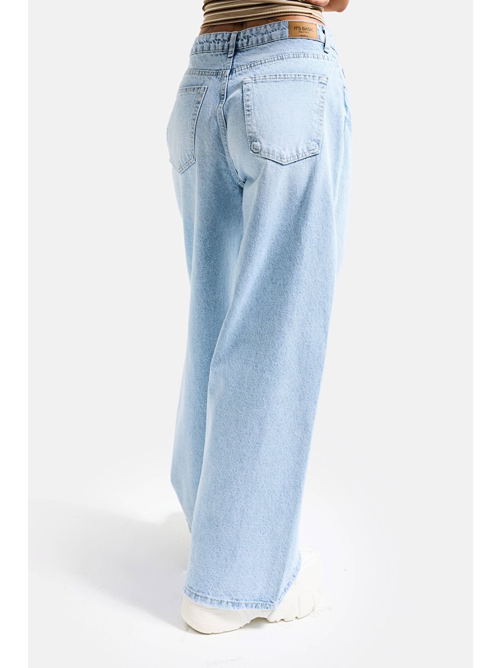 Mavi Kadın Ice 4s6-3 Süper Baggy Fit Bol Kesim Orta Bel Denim Jean-2