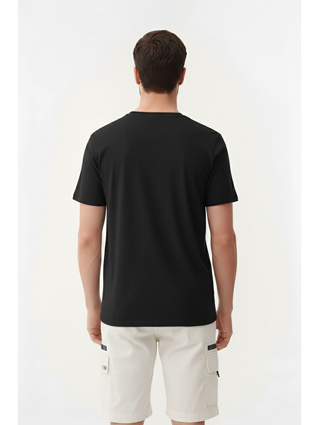 Hurt Siyah Erkek Baskılı Tişört-2