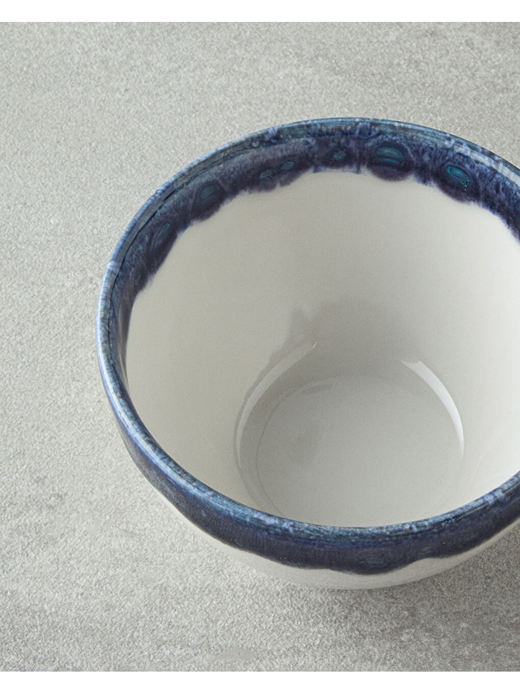 English Home Larry Porselen Kase 10 cm Lacivert - 2