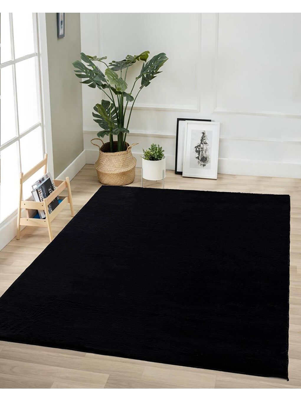 Kürk Halı 120x180 Siyah