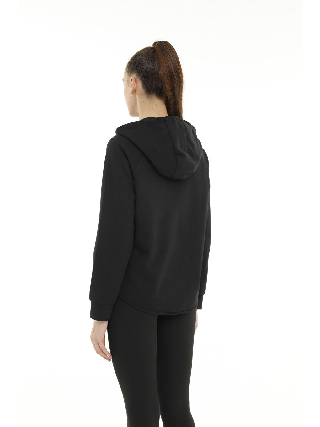 WL LORA 18SN644 3PR Siyah Kadın Eşofman Üstü-3