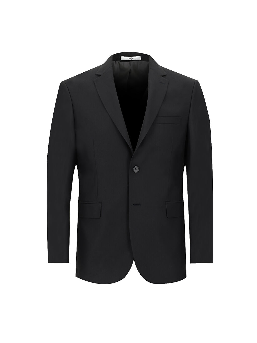 Siyah Slim Fit Dar Kesim Klasik Takım Elbise-1