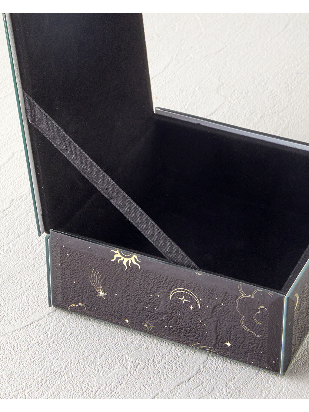 Adrea Dekoratif Kutu 12x12x5,3 cm Siyah-2