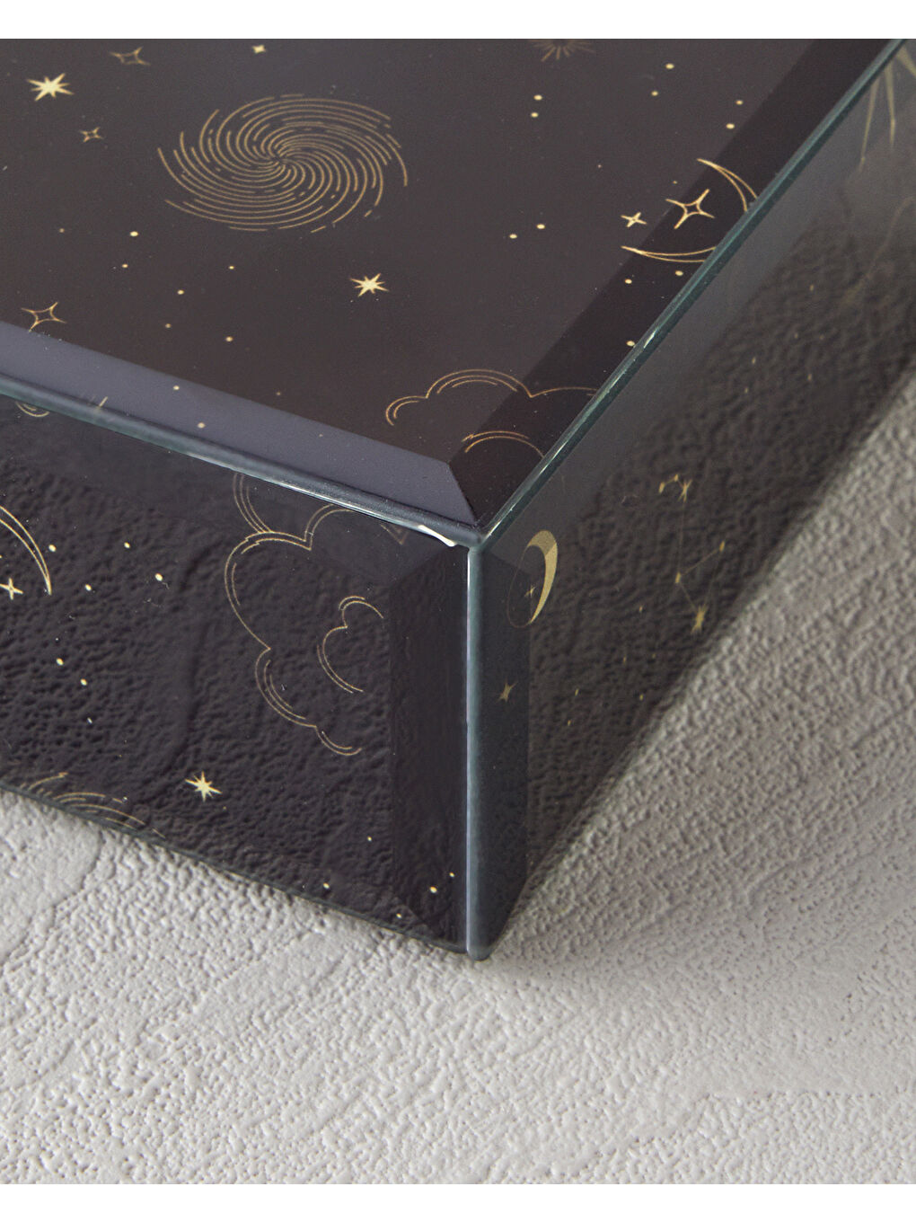 Adrea Dekoratif Kutu 12x12x5,3 cm Siyah-3