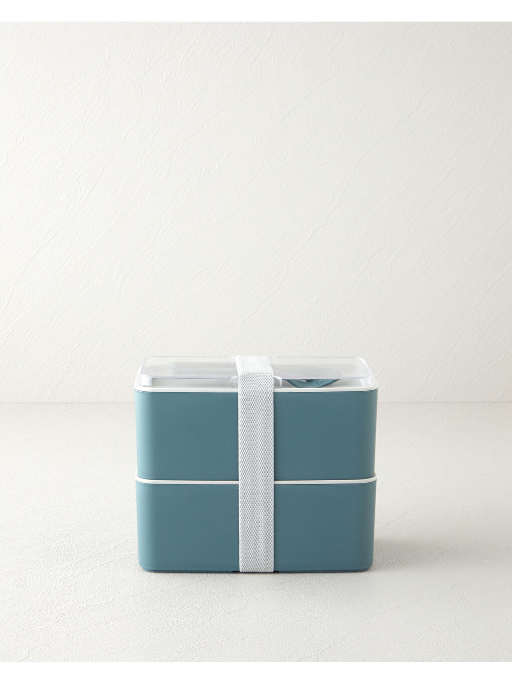 Mezaluna Time Plastik 2 Katlı Lunch Box 1 L- 1 L Yeşil