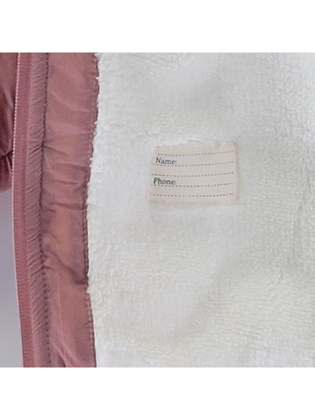 Pembe Desenli Kız Bebek Mont 50129-2