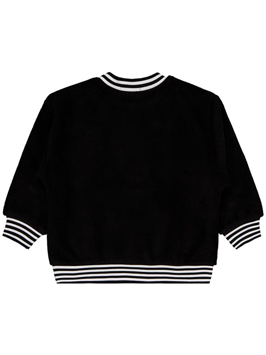 Boys Armalı Reglan Kol 2-5 Yaş Sweatshirt - Siyah 4-5 Yaş-1