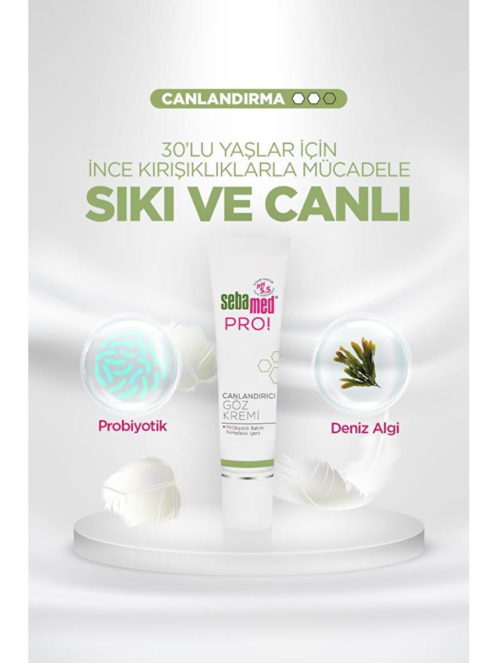 SEBAMED Renksiz PRO! Canladırıcı Göz Kremi 15 ml - 1