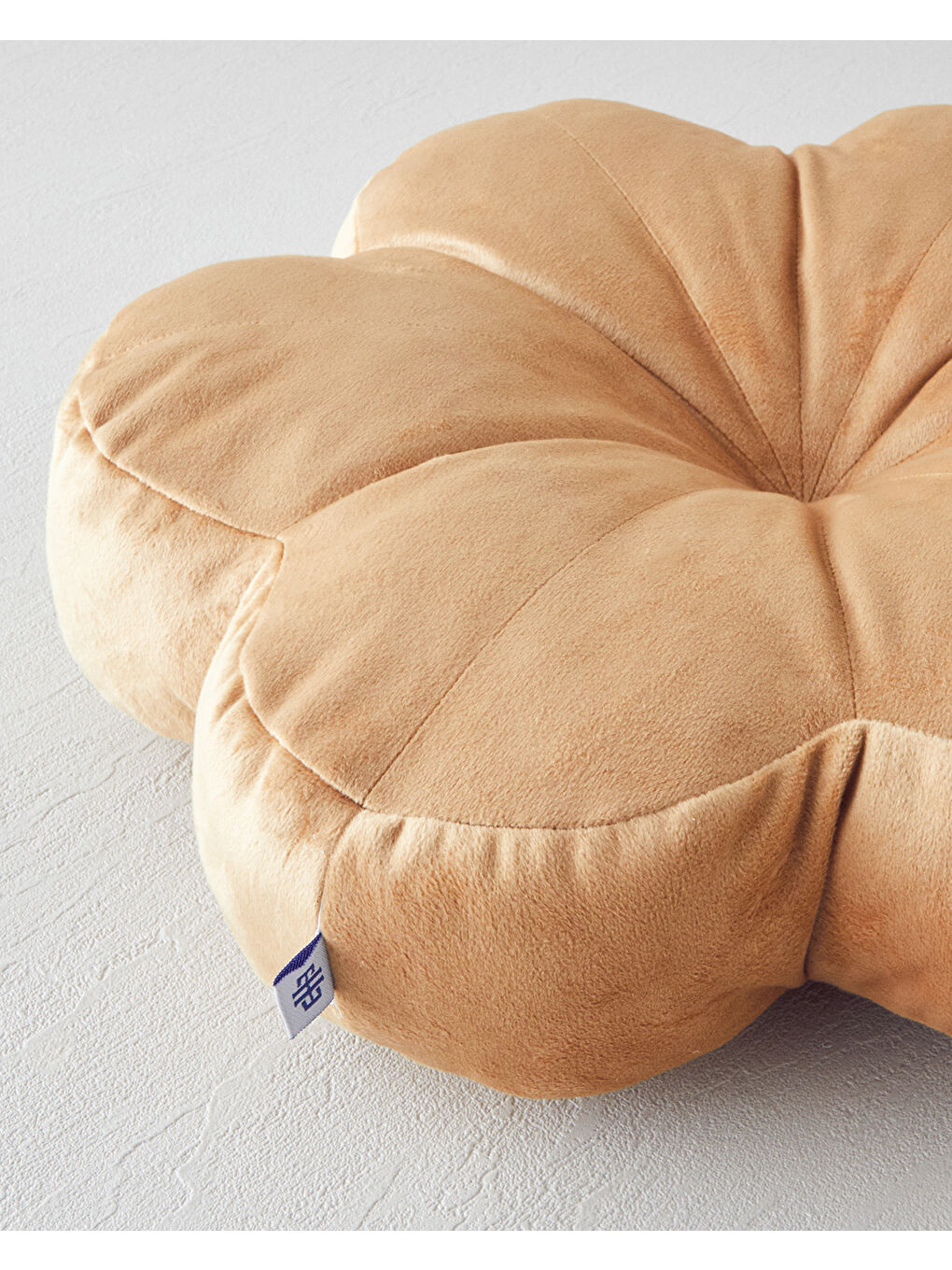 Kahverengi Artistic Bloom Dekoratif Kırlent 40,0x15,5 cm Hardal-1