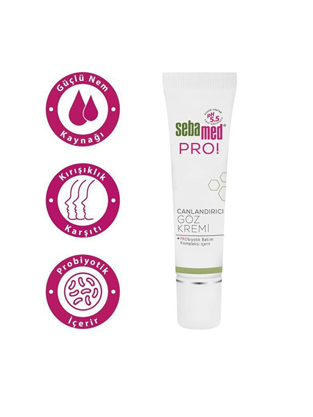 SEBAMED Renksiz PRO! Canladırıcı Göz Kremi 15 ml - 3