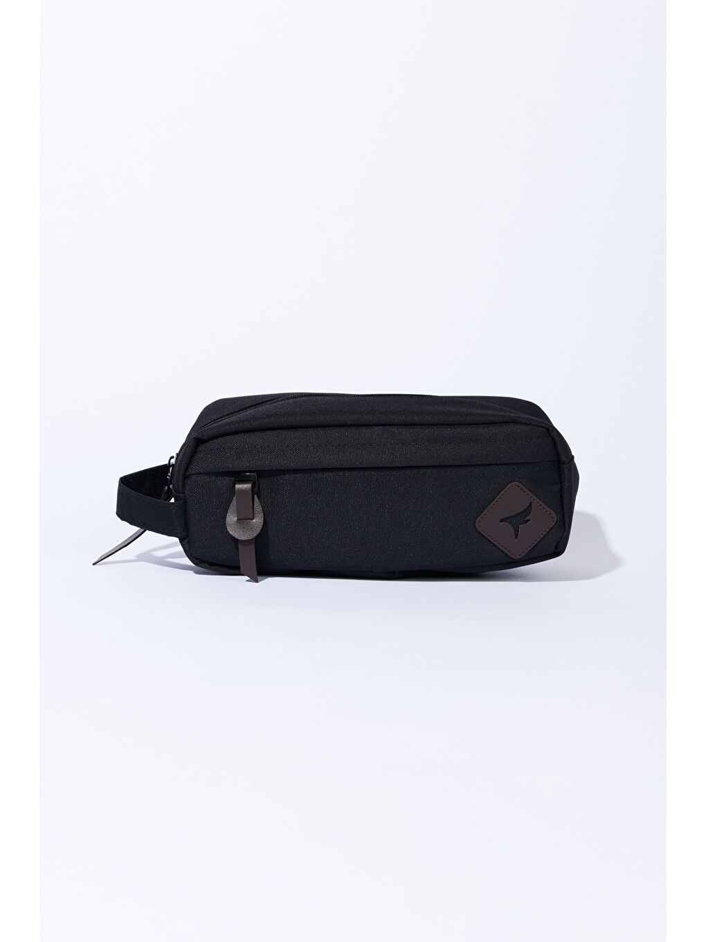 Erkek Siyah-Kahverengi Fermuarlı El Çantası