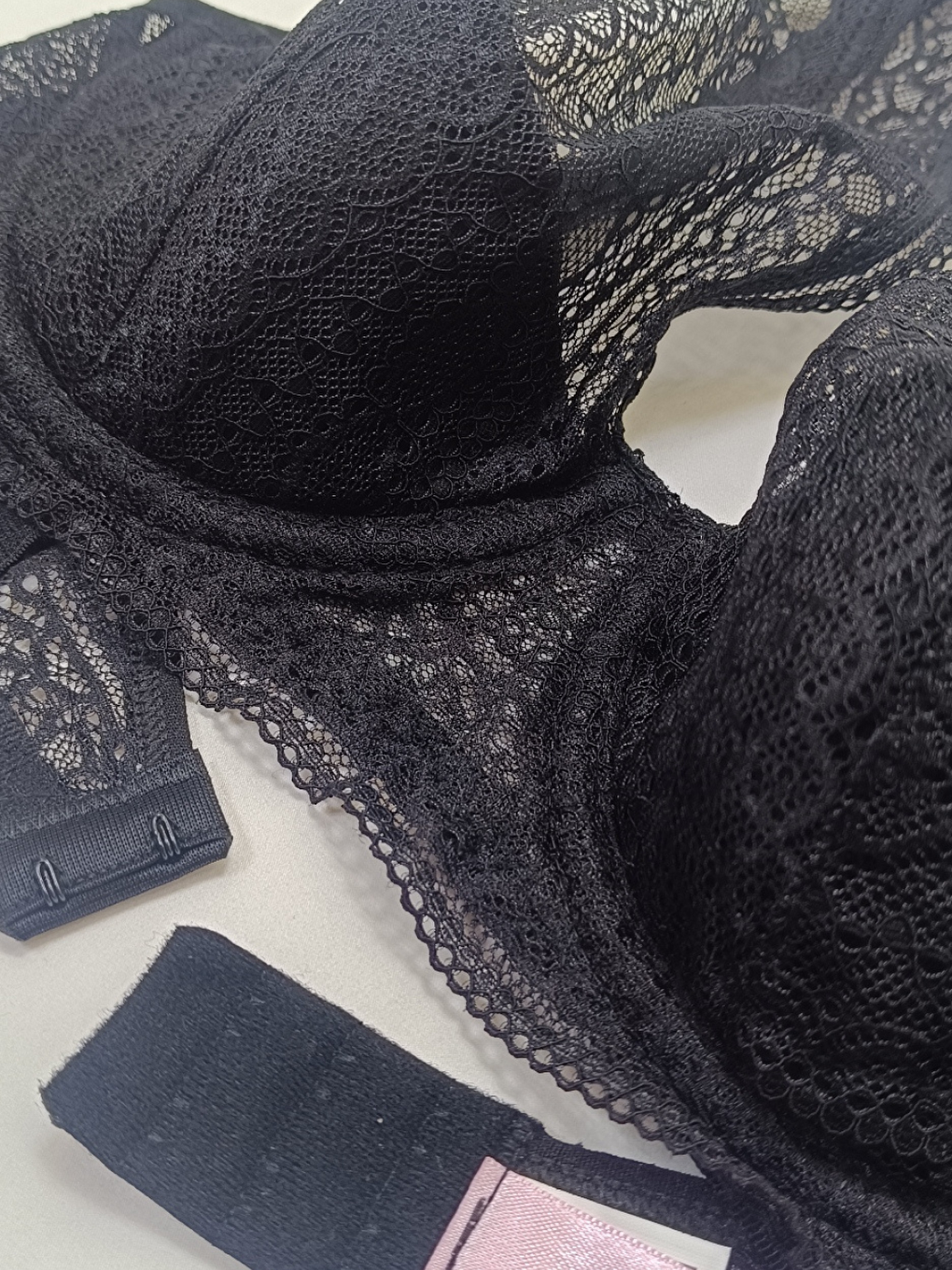 Kadın Dantelli Toparlayacı Siyah Renk Sütyen Bb2023-2