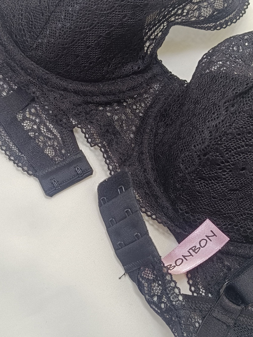Kadın Dantelli Toparlayacı Siyah Renk Sütyen Bb2023-3
