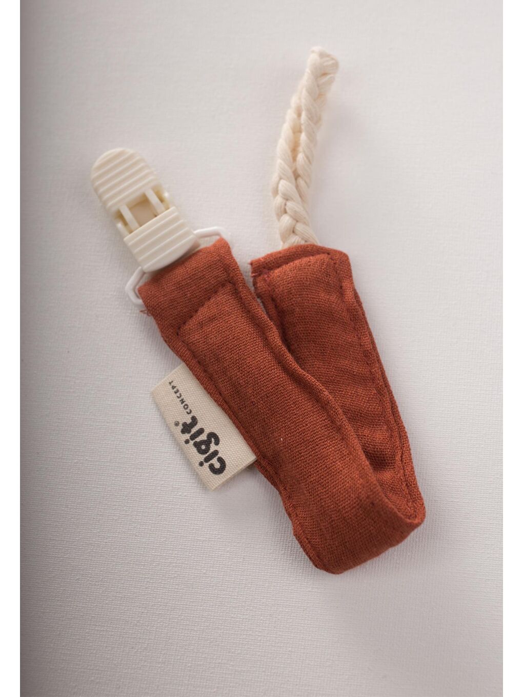 Bebek Pamuk Emzik Tutmacı 23 Cm Rust-1