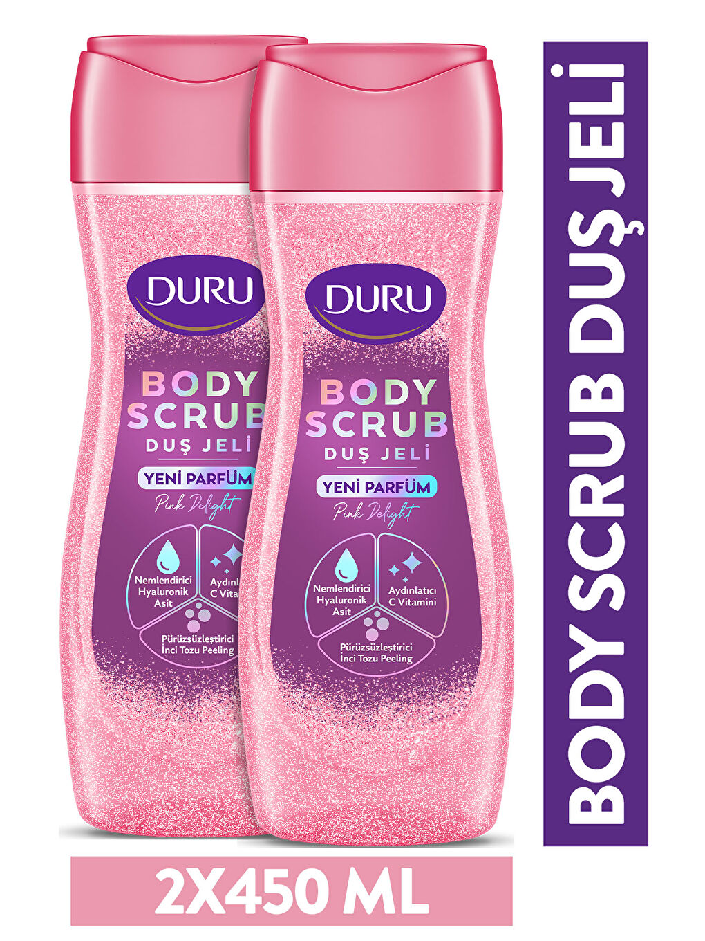 Body Scrub Pınk Delıght Duş Jeli 2X450 Ml