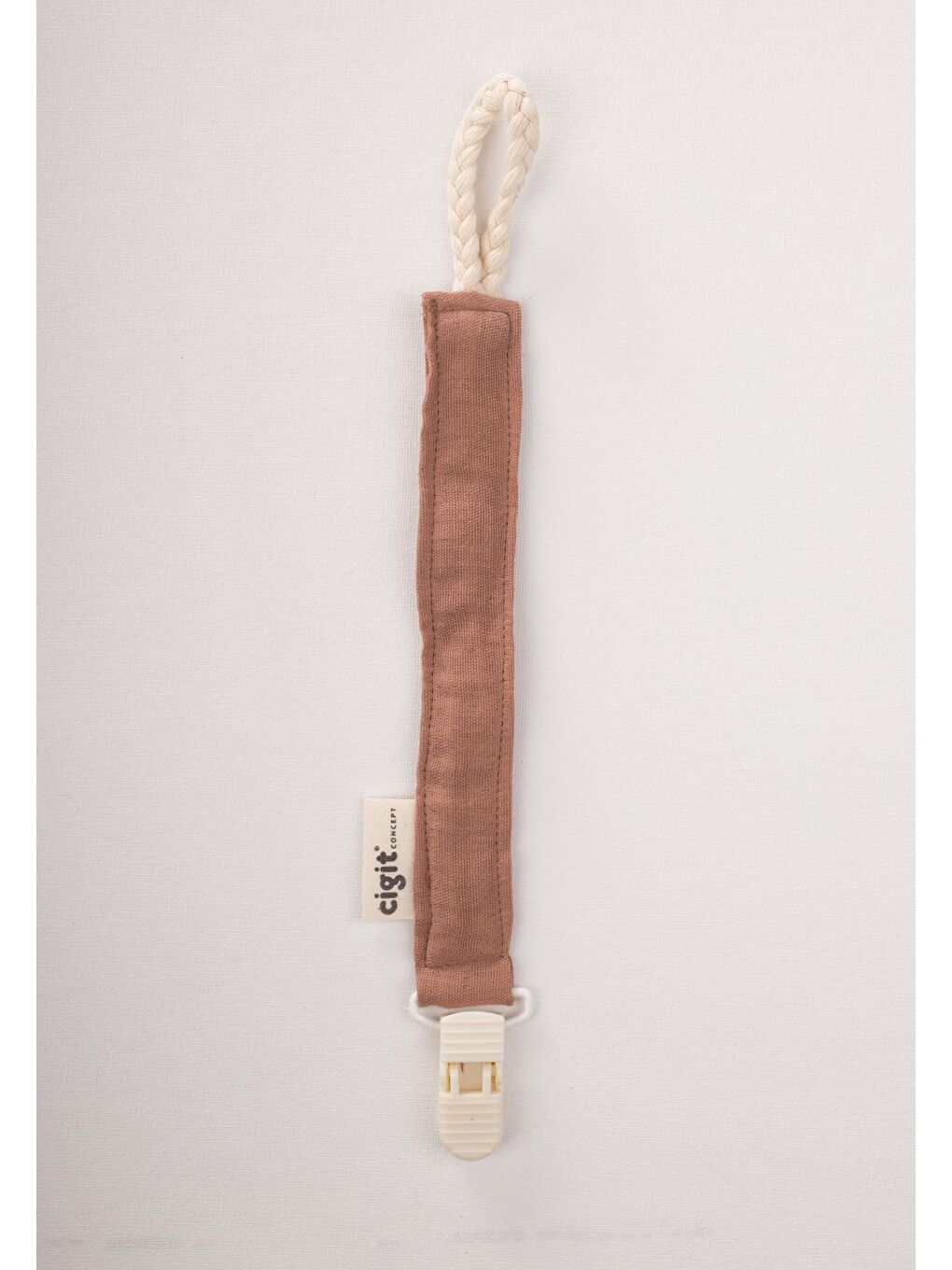 Bebek Pamuk Emzik Tutmacı 23 Cm Açık Kahve