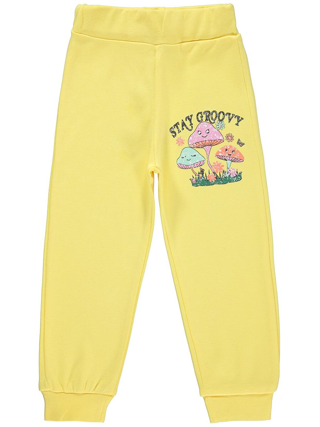 Sarı Girls Kız Çocuk Eşofman Altı 2-5 Yaş Ananas