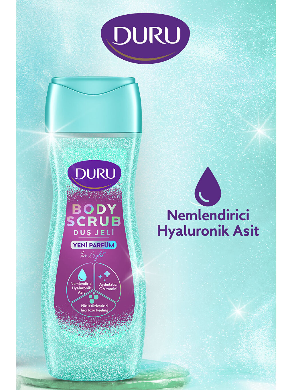 Body Scrub Ice Lıght Duş Jeli 2X450 Ml-4