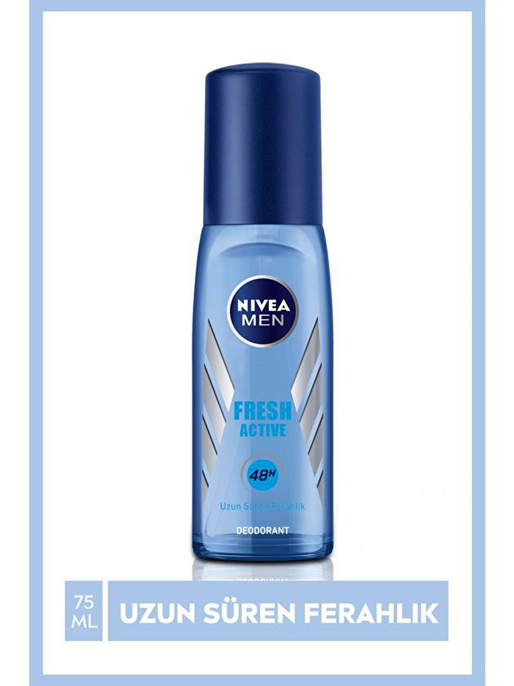 NIVEA Şeffaf Men Fresh Active Deodorant Ve Pump Sprey Seti 150 ml, 48 Saat Anti-Perspirant Koruması - 2