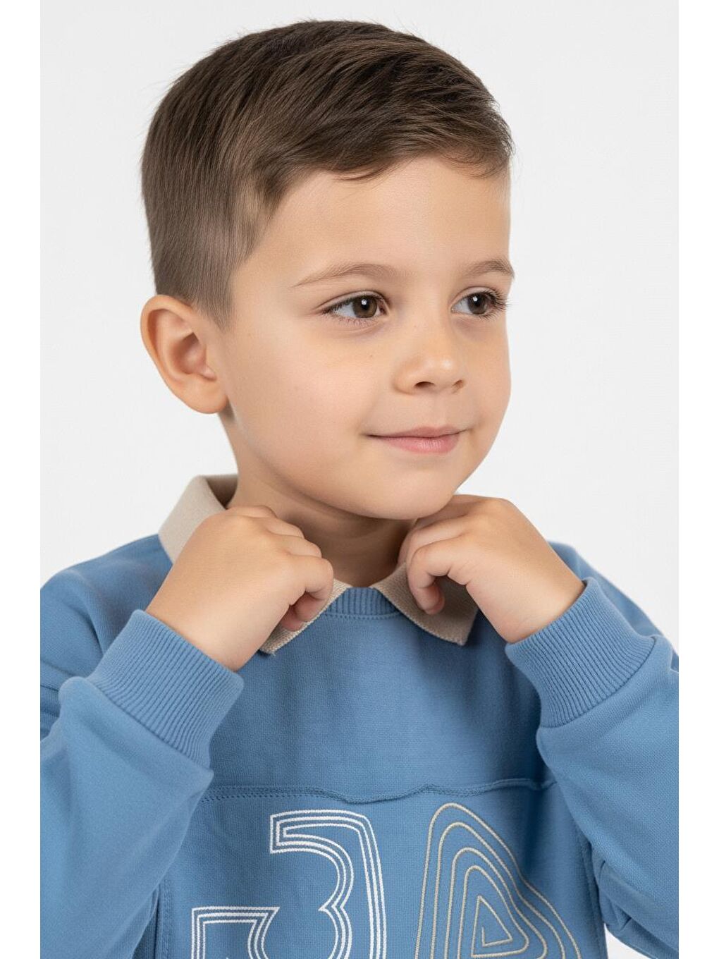 İndigo Erkek Çocuk Baskılı Sweatshirt-2