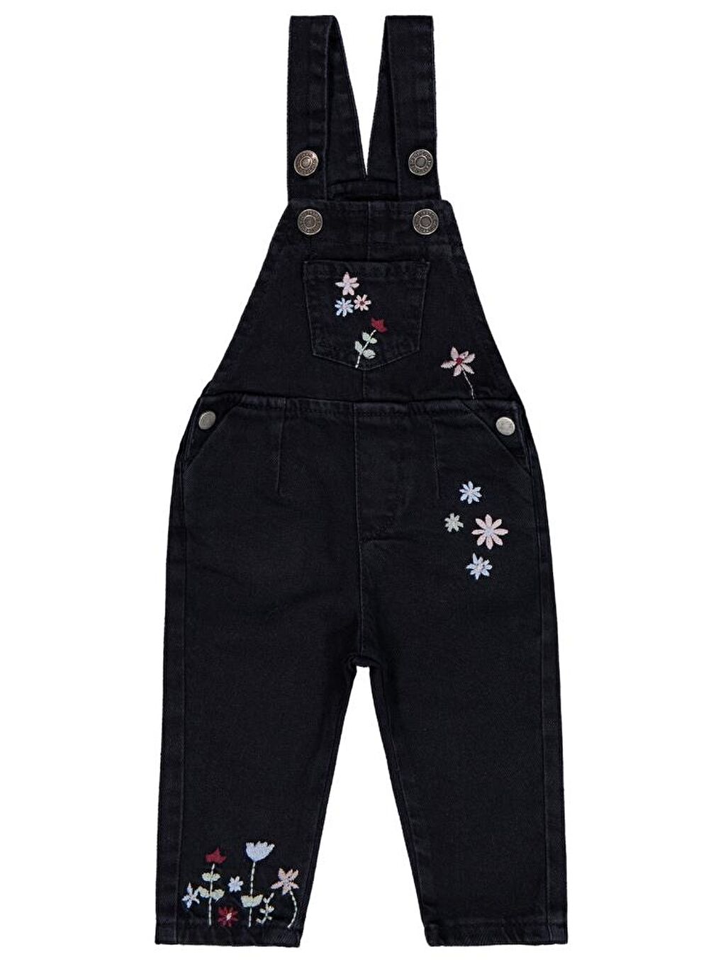 Baby Nakışlı 6-18 Ay Salopet - Siyah 18-24 Ay-1