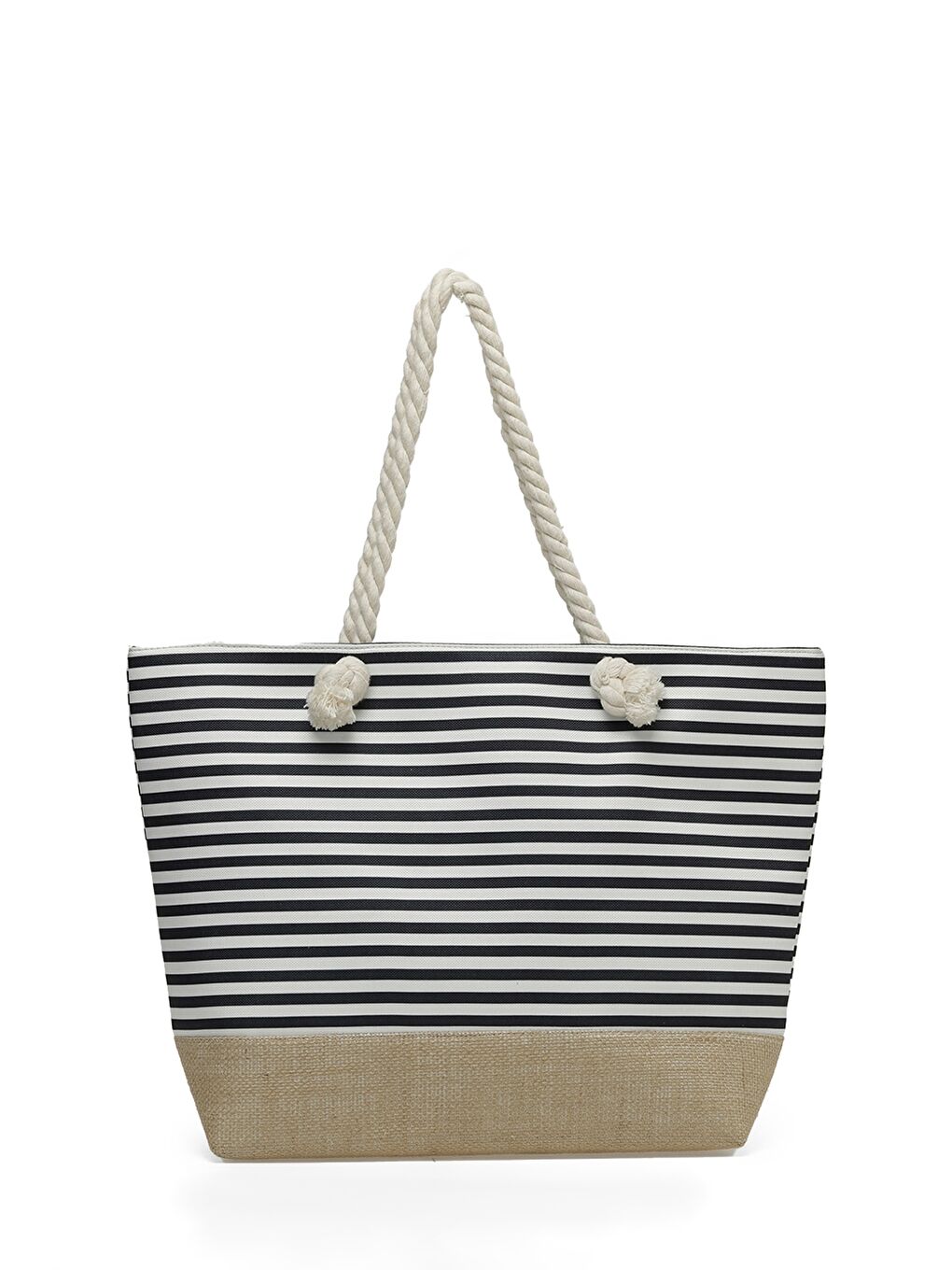 Karışık JUT CIZGI PLJ 4FX Çok Renkli Kadın Plaj Çantası