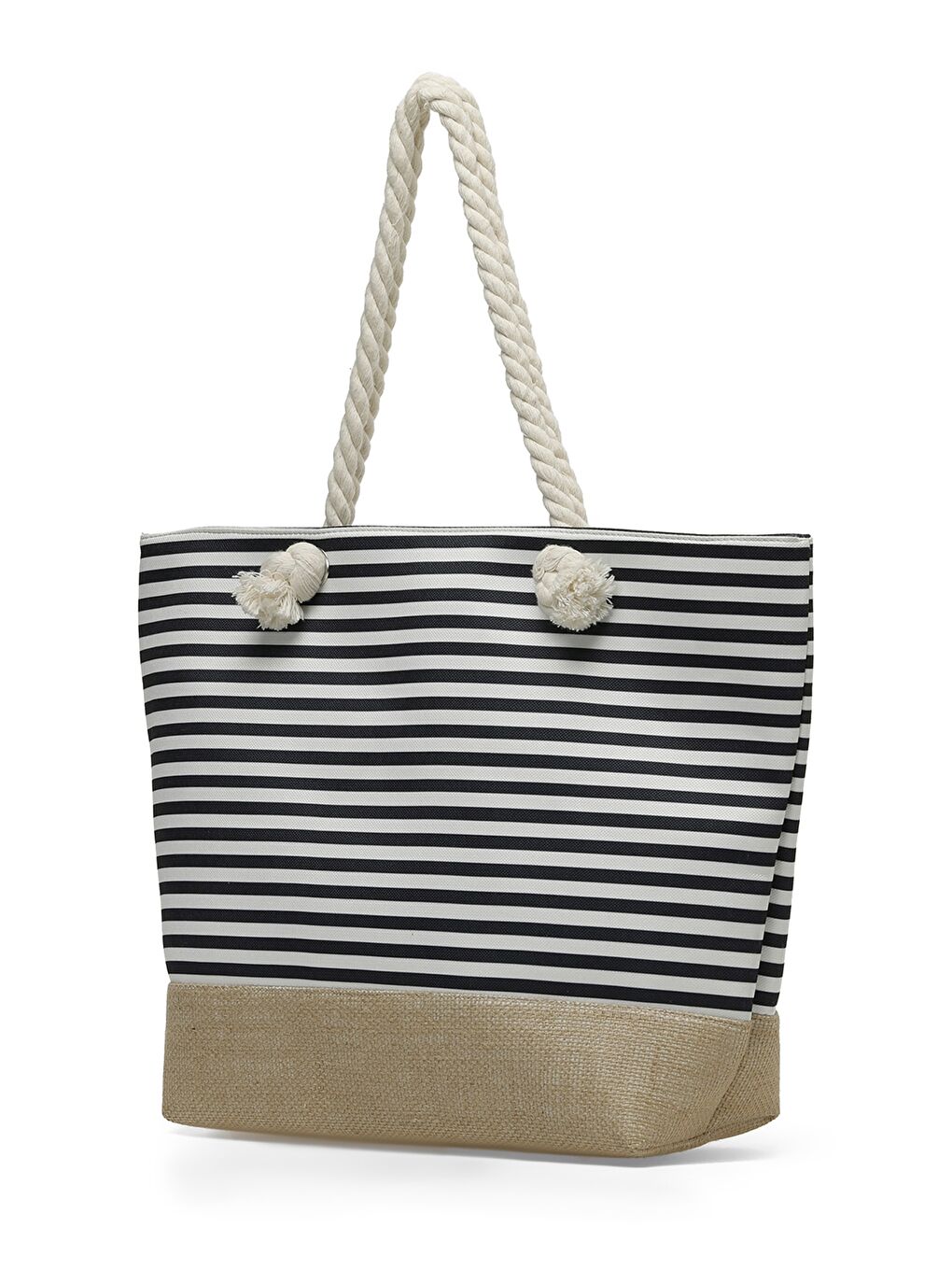 Karışık JUT CIZGI PLJ 4FX Çok Renkli Kadın Plaj Çantası-1