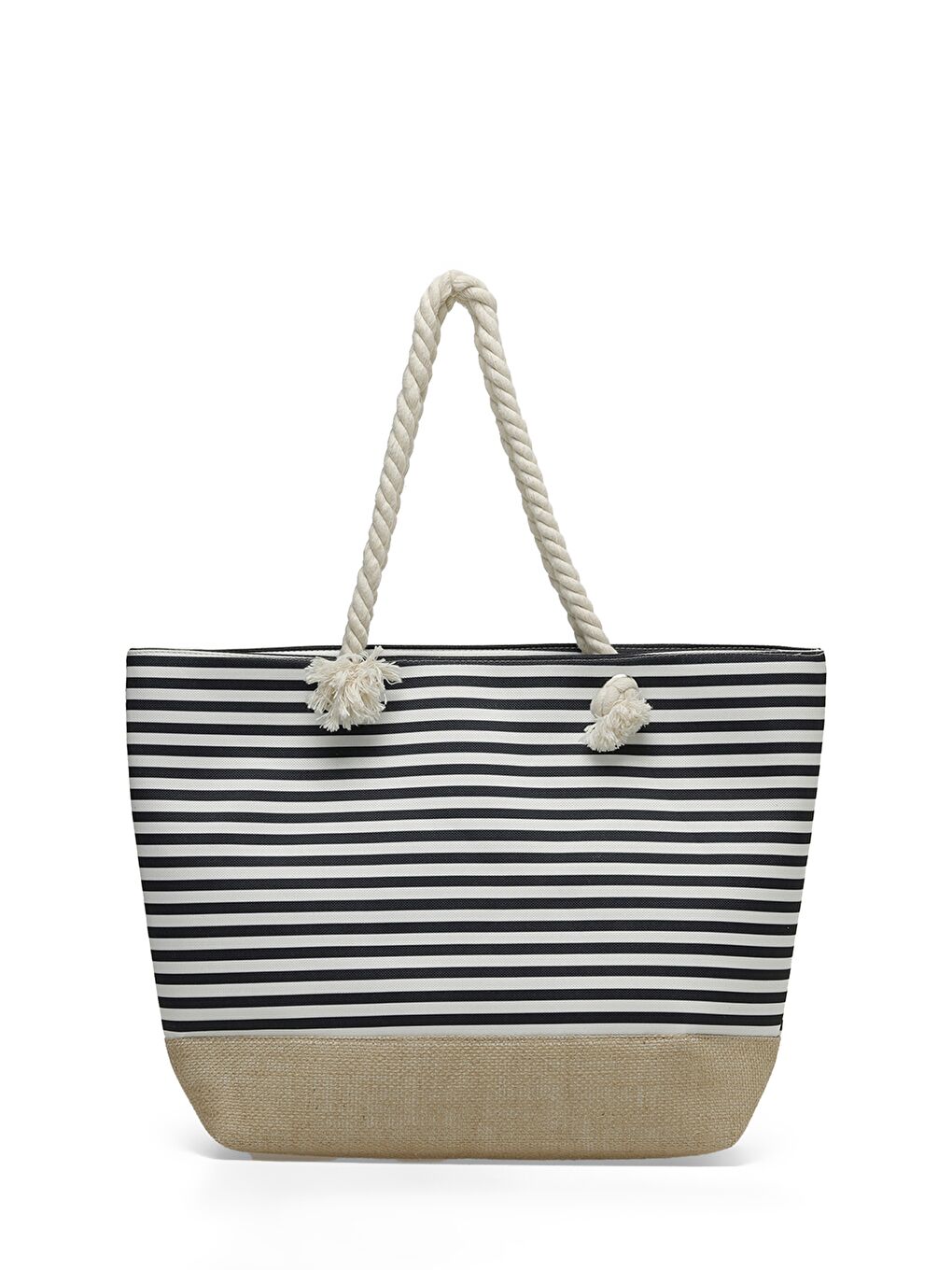 Karışık JUT CIZGI PLJ 4FX Çok Renkli Kadın Plaj Çantası-2