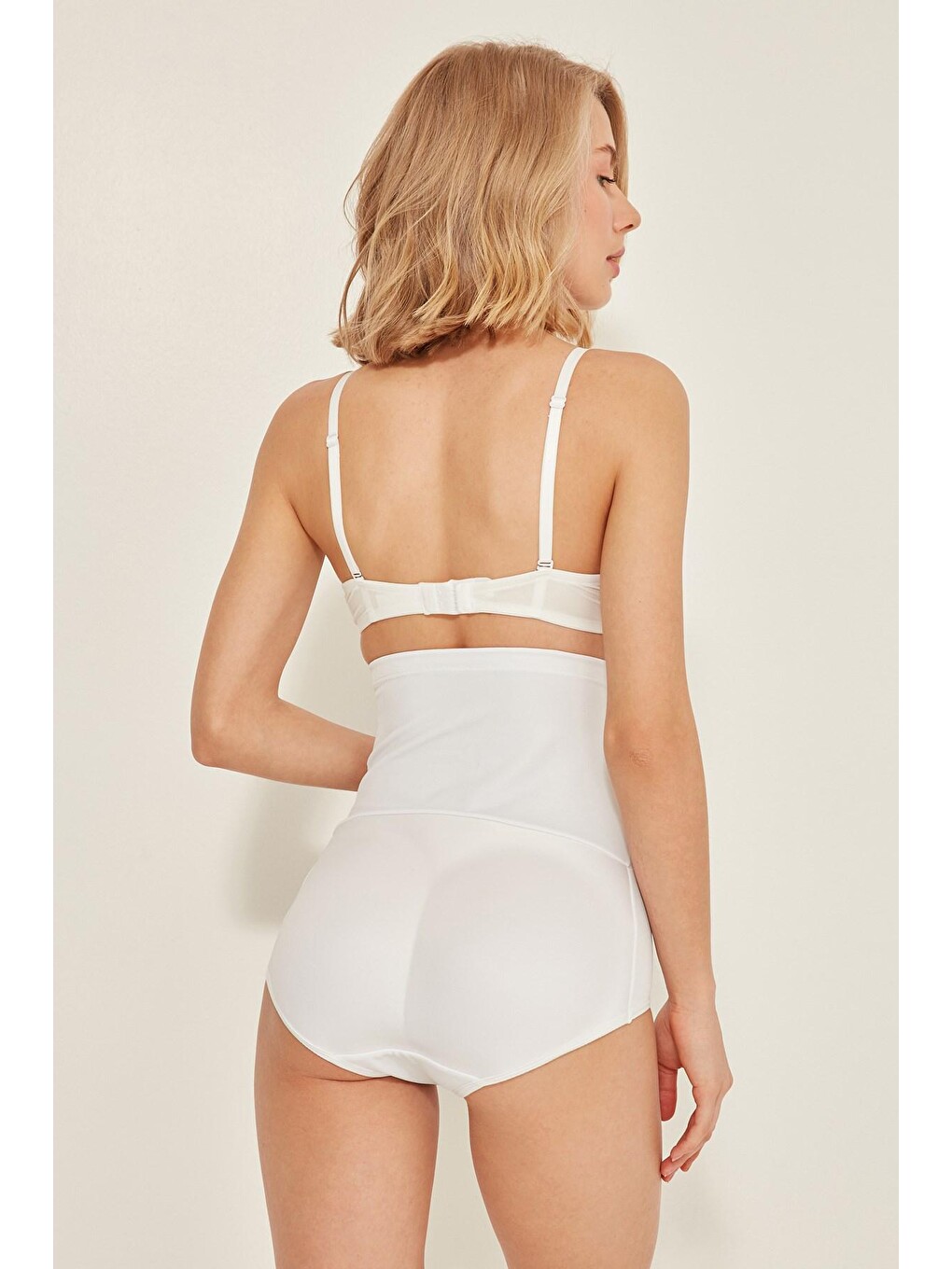C12005 Kadın Pop-up Slip Korse Beyaz