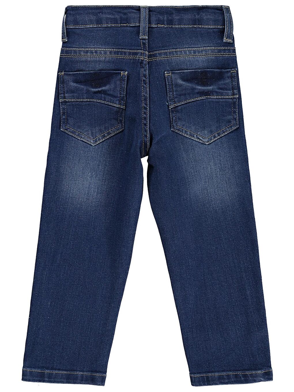Boys Basic Çizgili 2-5 Yaş Pantolon Jean - Mavi 5-6 Yaş-1
