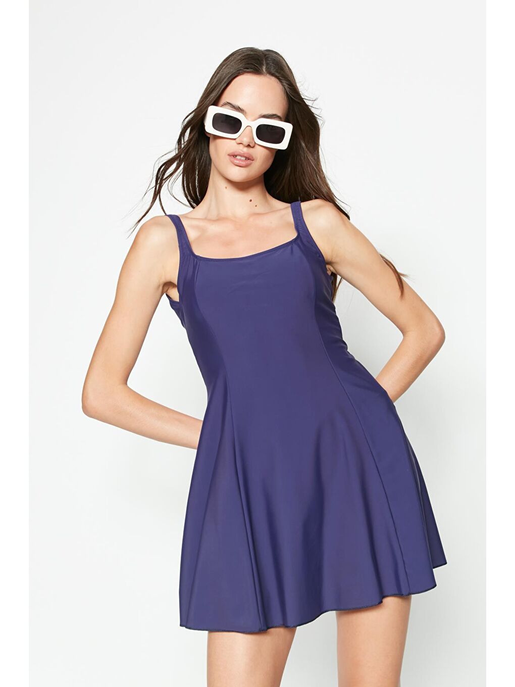 Şortlu Mayo 7490 Lacivert-1