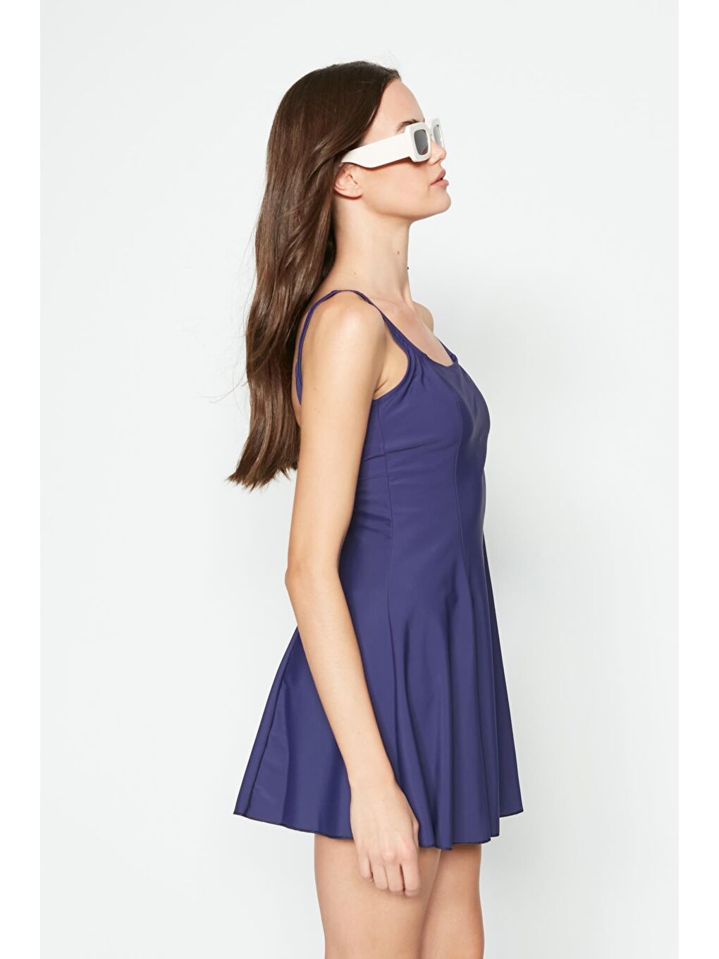 Şortlu Mayo 7490 Lacivert-2