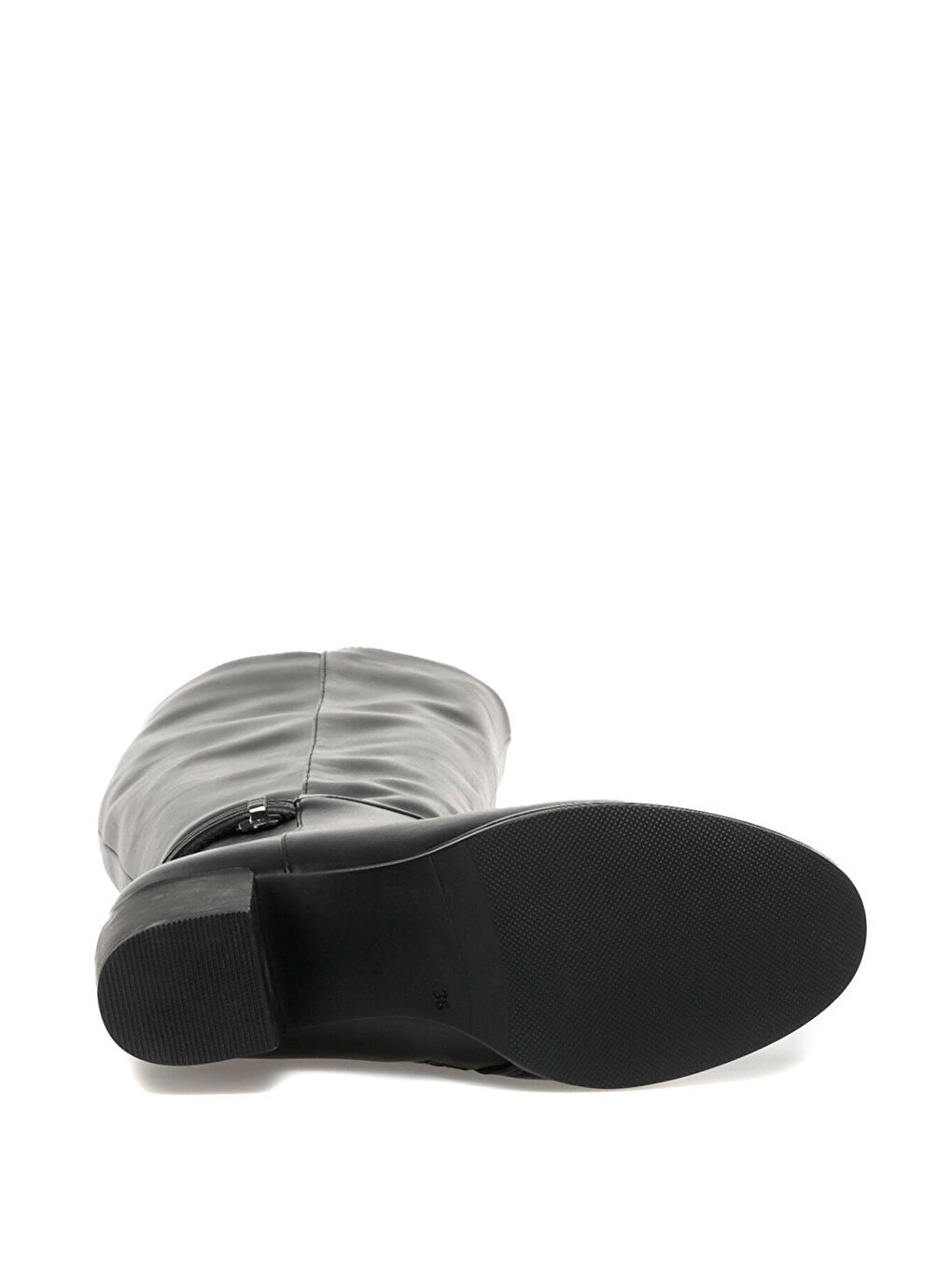 22K-702 2PR Siyah Kadın Topuklu Çizme-3