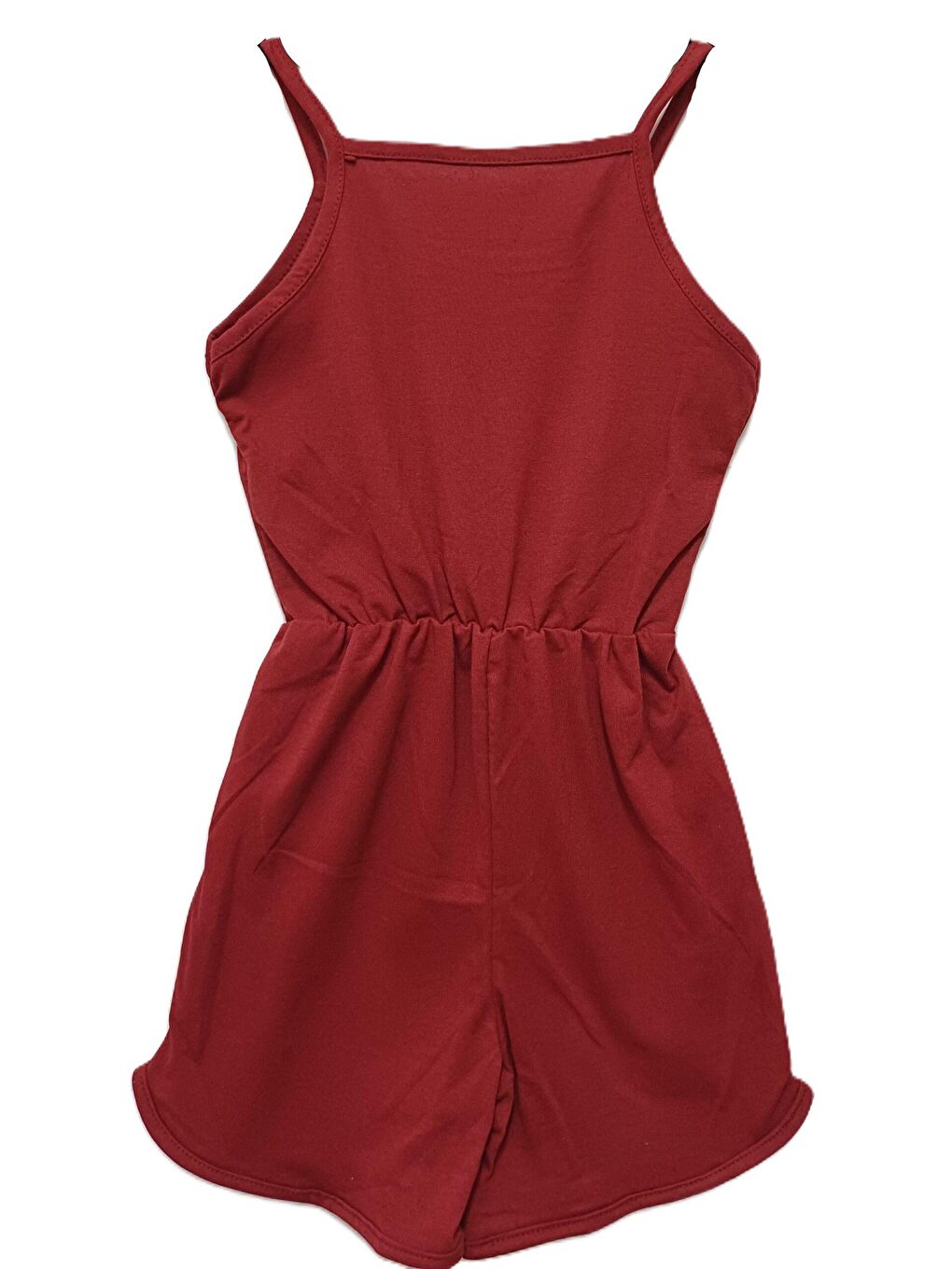 Kırmızı Askılı Kız Çocuk Tulum-1