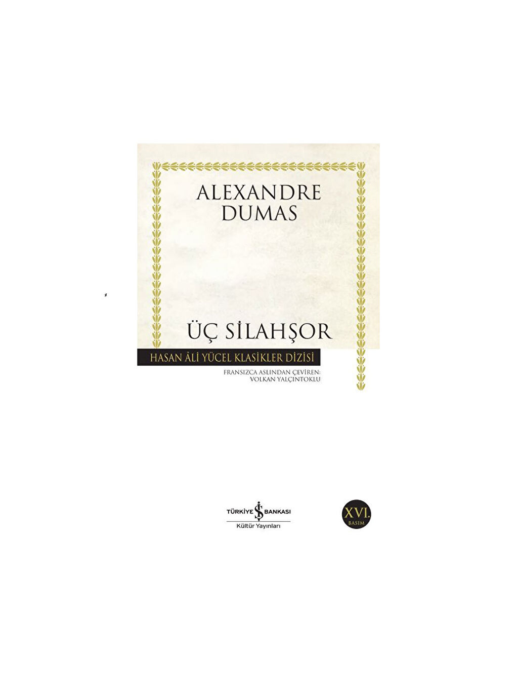 Üç Silahşor Hasan Ali Yücel Klasikler Alexandre Dumas