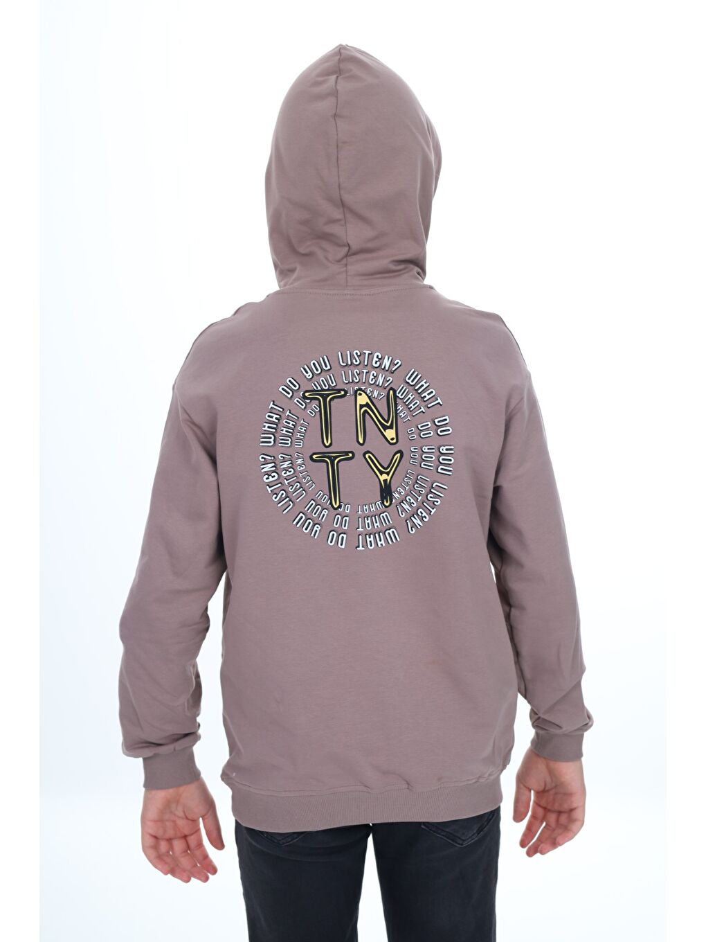 Toontoykids Kahverengi Erkek Çocuk Baskılı Sweatshirt - 2